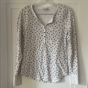 Lucky Brand Waffle Henley